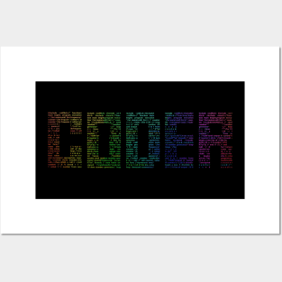 Coder Multicolor Posters and Art